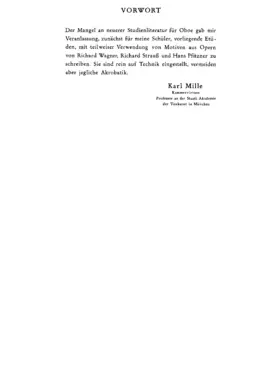 15 Etüden für Oboe