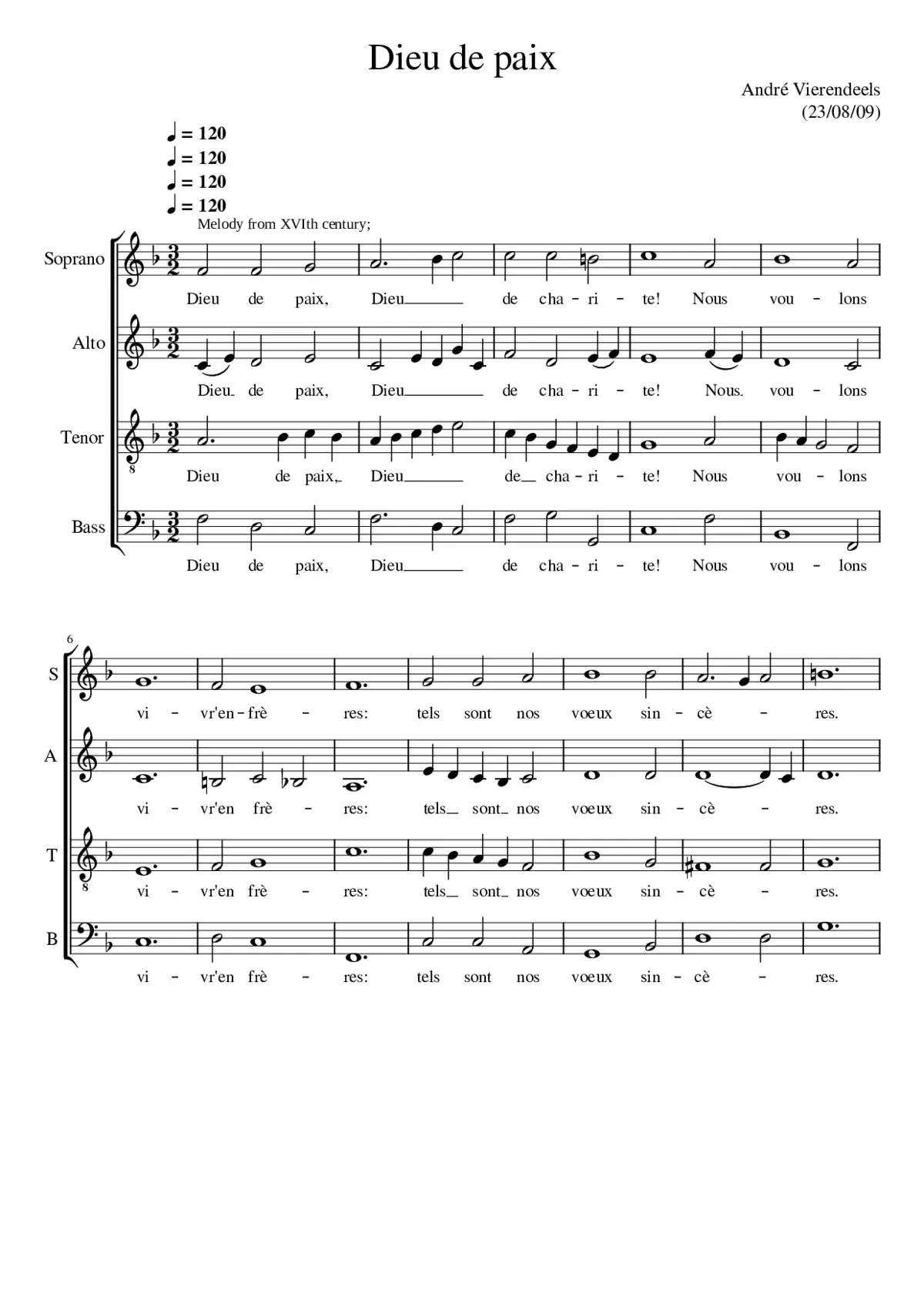 Dieu de paix - Page 1