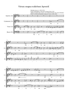 Virtute magna reddebant Apostoli