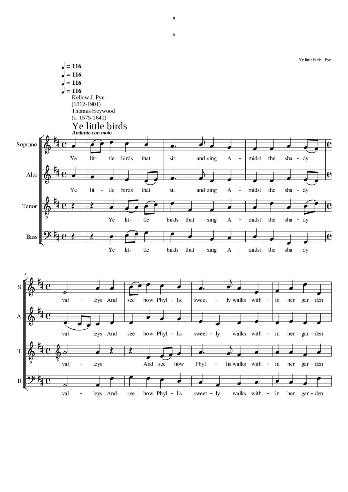 Ye little birds - Page 1