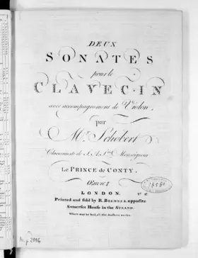 2 Sonatas for Harpsichord