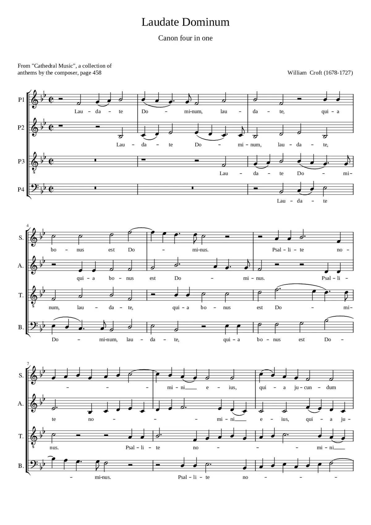 Laudate Dominum - Page 1