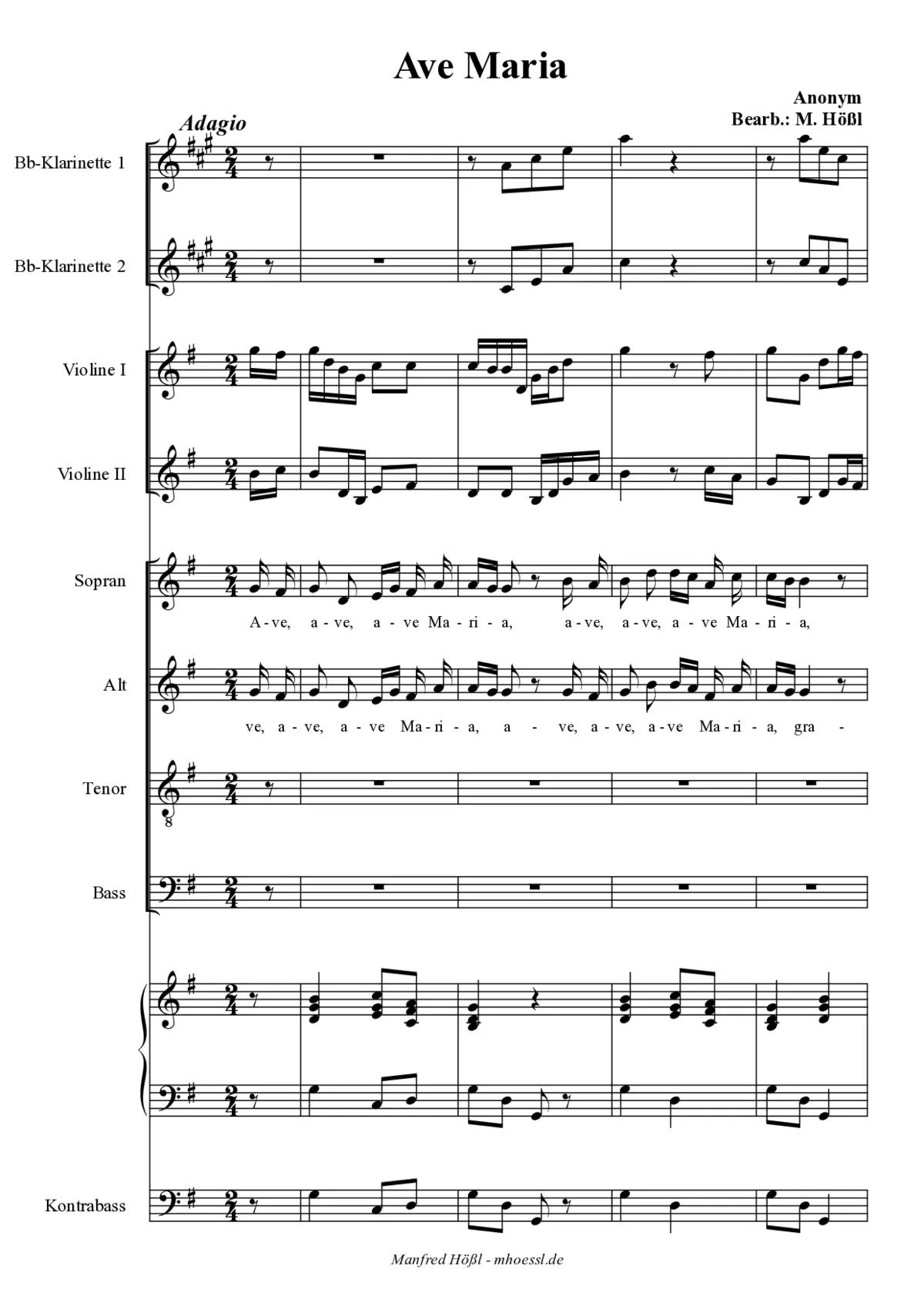 Ave Maria I - Page 1