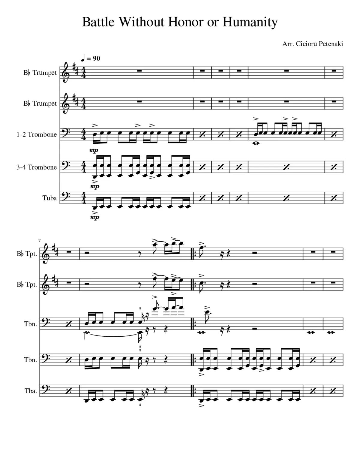 battle without honour or humanity - Page 1