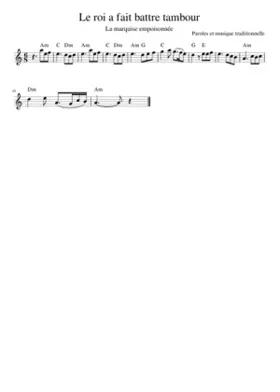 Le roi a fait battre tambour