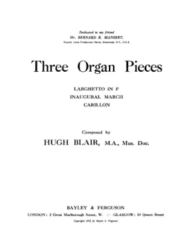 3 Organ Pieces