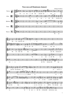 Voce mea ad Dominum clamavi