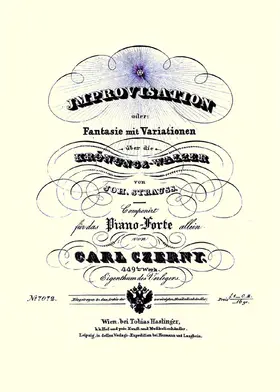 Improvisation oder Fantasie mit Variationen über die 'Krönungs Walzer' von Joh. Strauss
