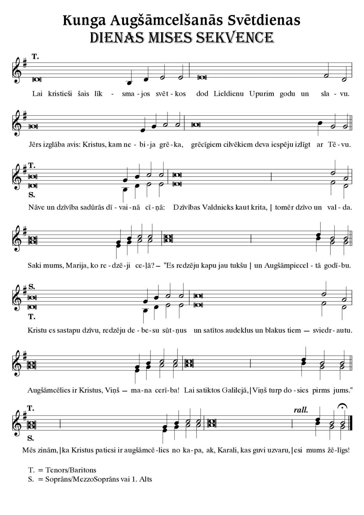 Lieldienu Sekvence - Page 1