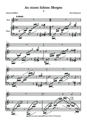 An einem lichten Morgen