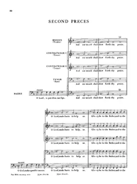Second Preces and Psalm