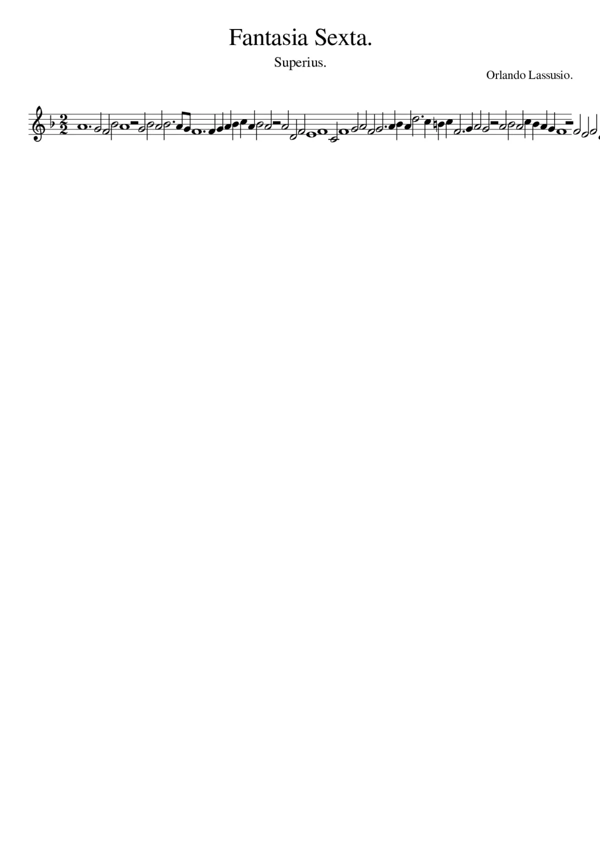 Fantasia Sexta. - Page 1