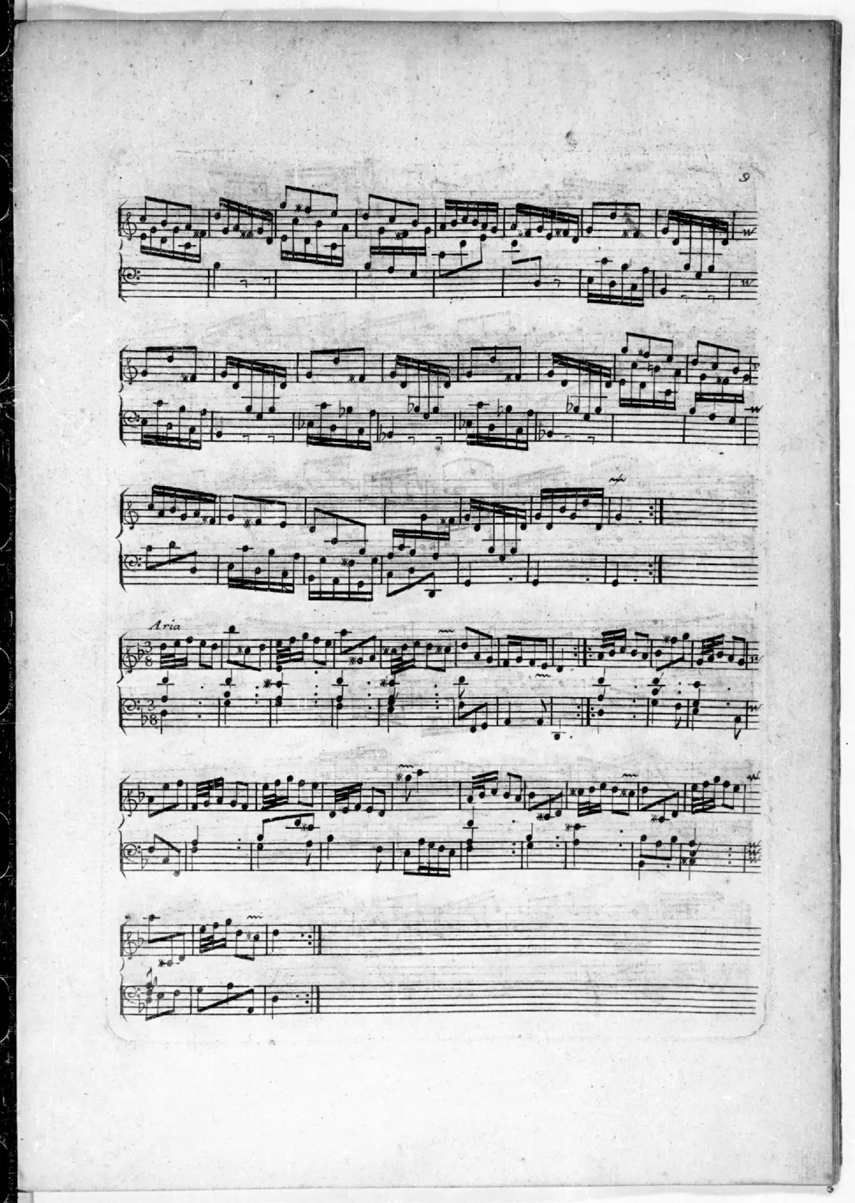 Keyboard Sonata in D minor - Page 1