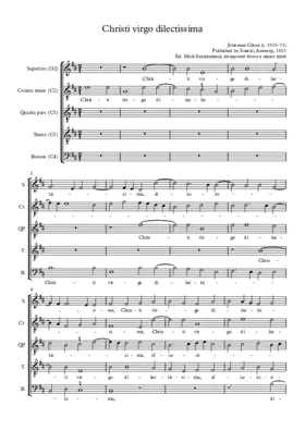 Christi virgo dilectissima