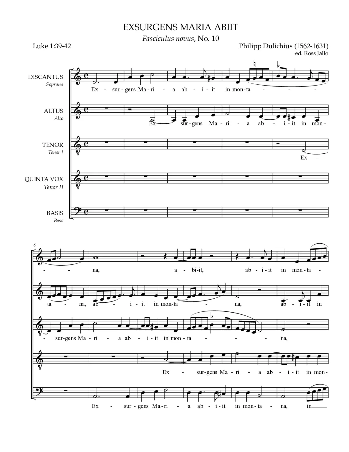 Exsurgens Maria abiit - Page 1