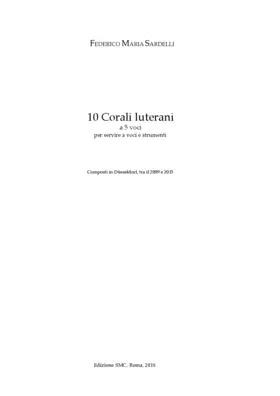 10 Corali luterani a 5
