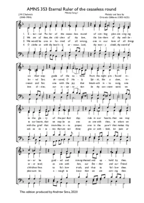 Eternal ruler of the ceaseless round (Song 1)