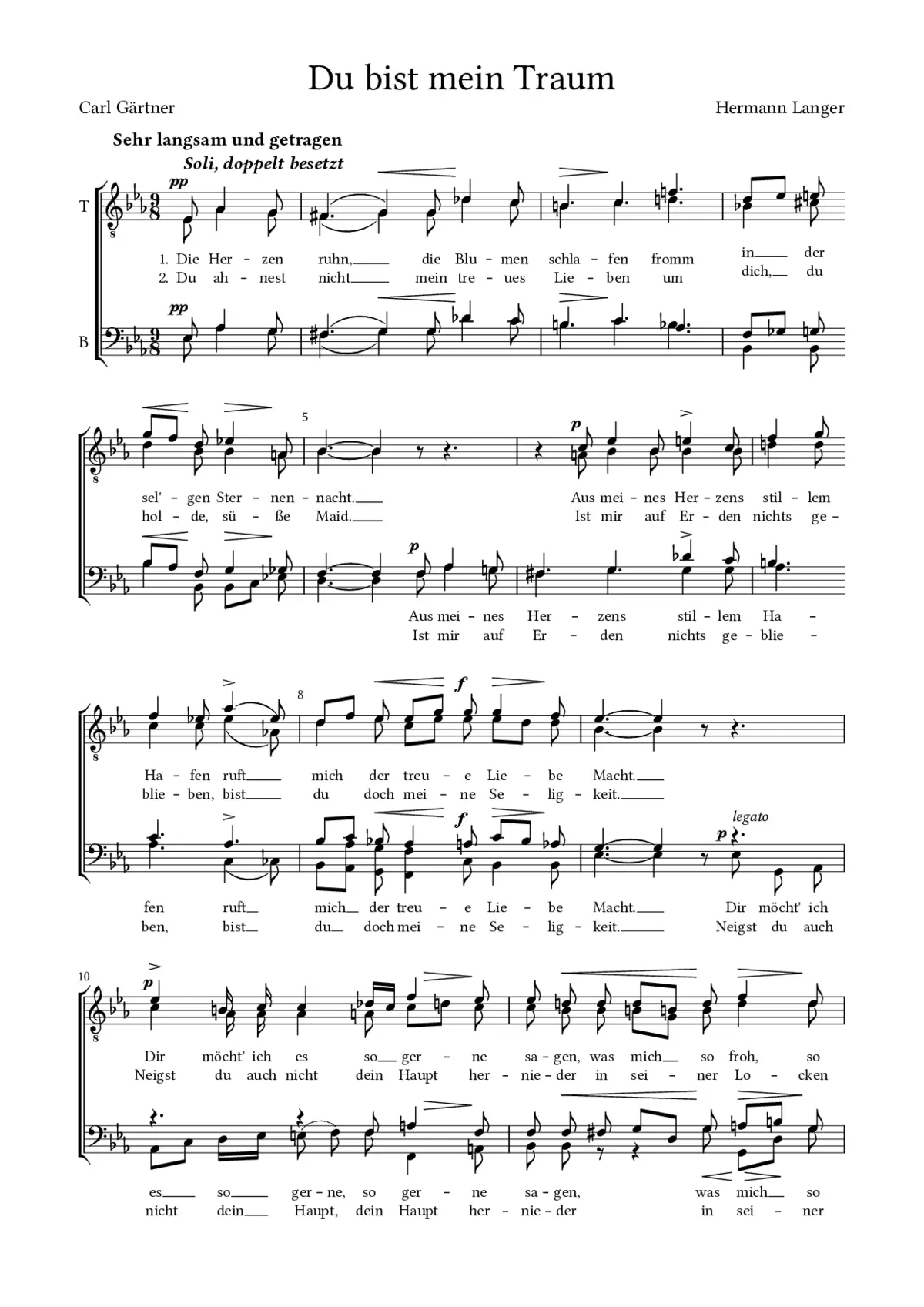 Du bist mein Traum - Page 1