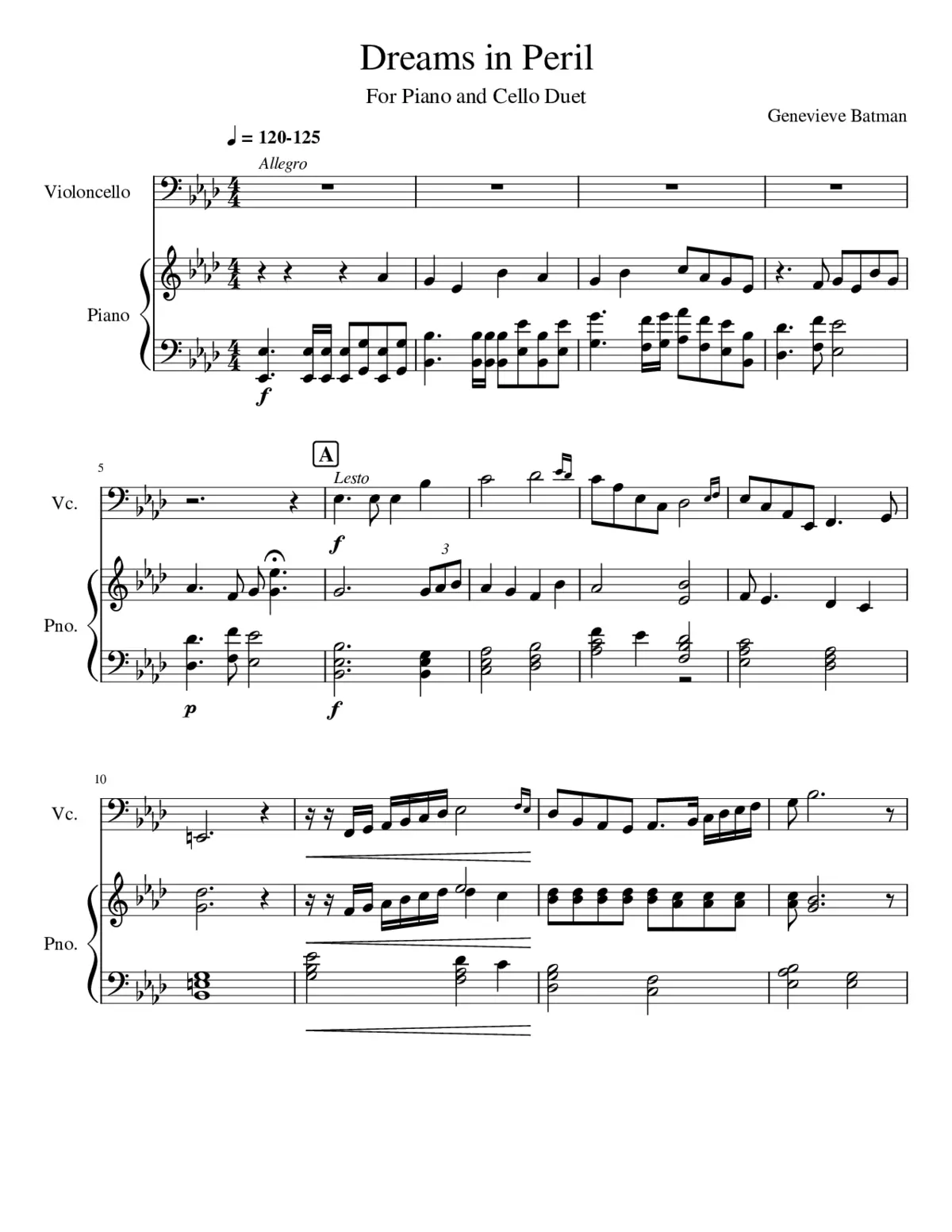 Dreams In Peril - Page 1