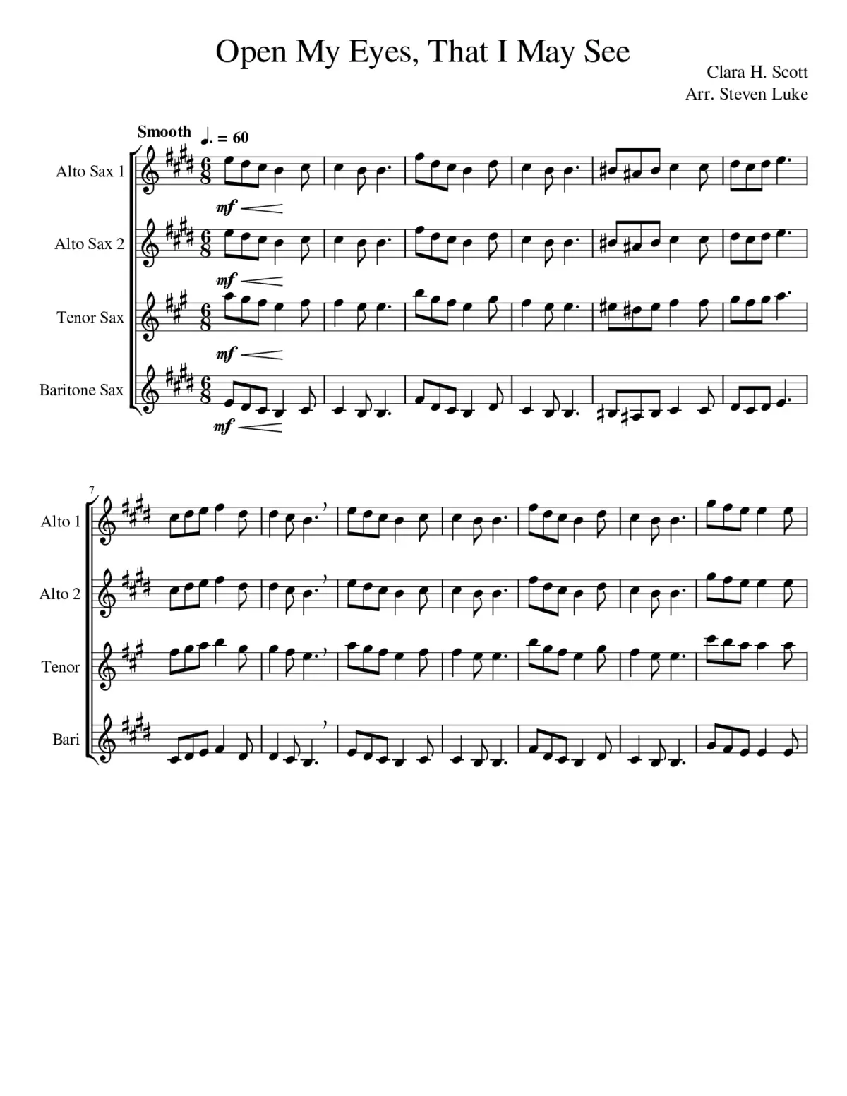 Open my eyes that I may see - Page 1