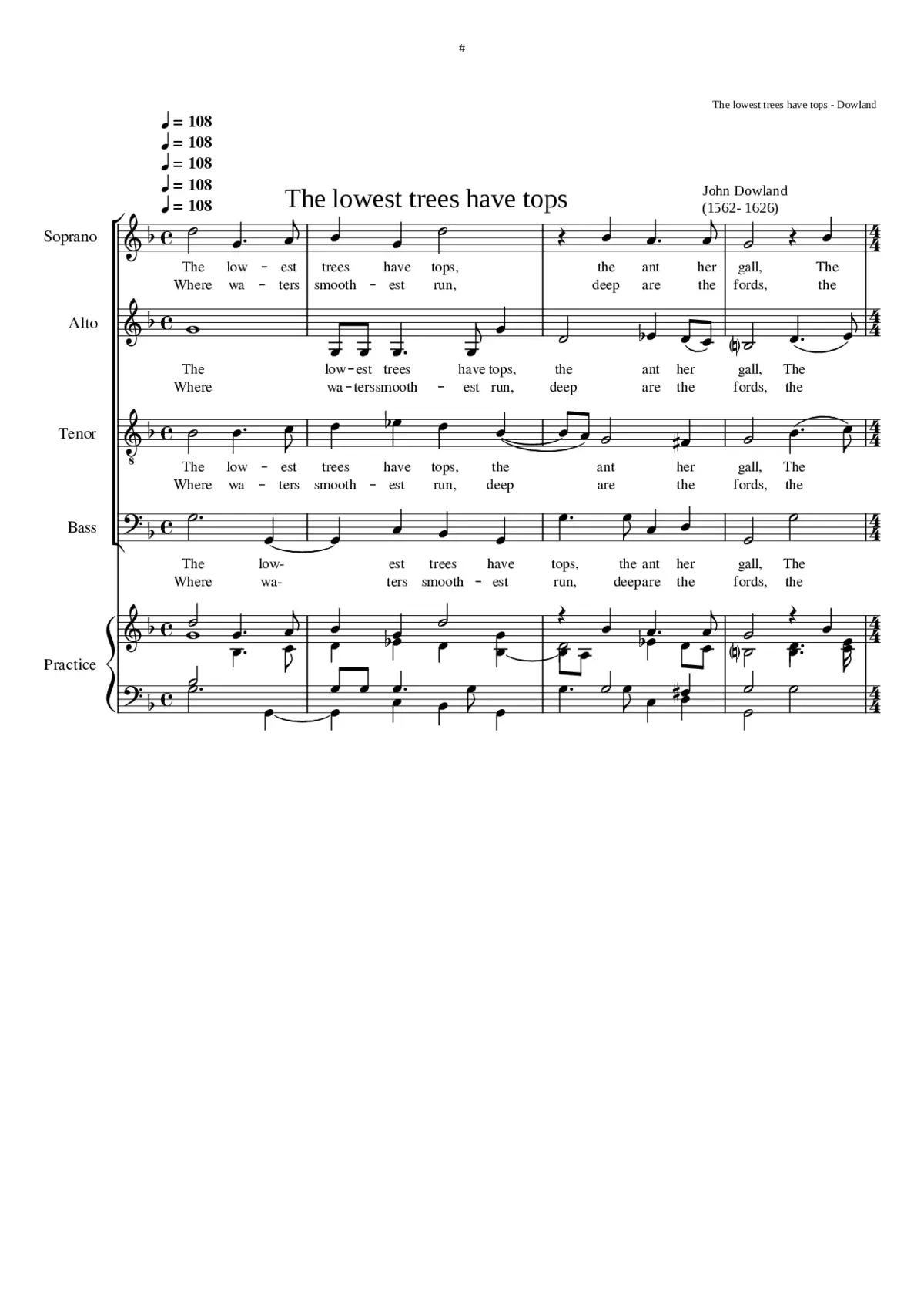 The lowest trees have tops - Page 1