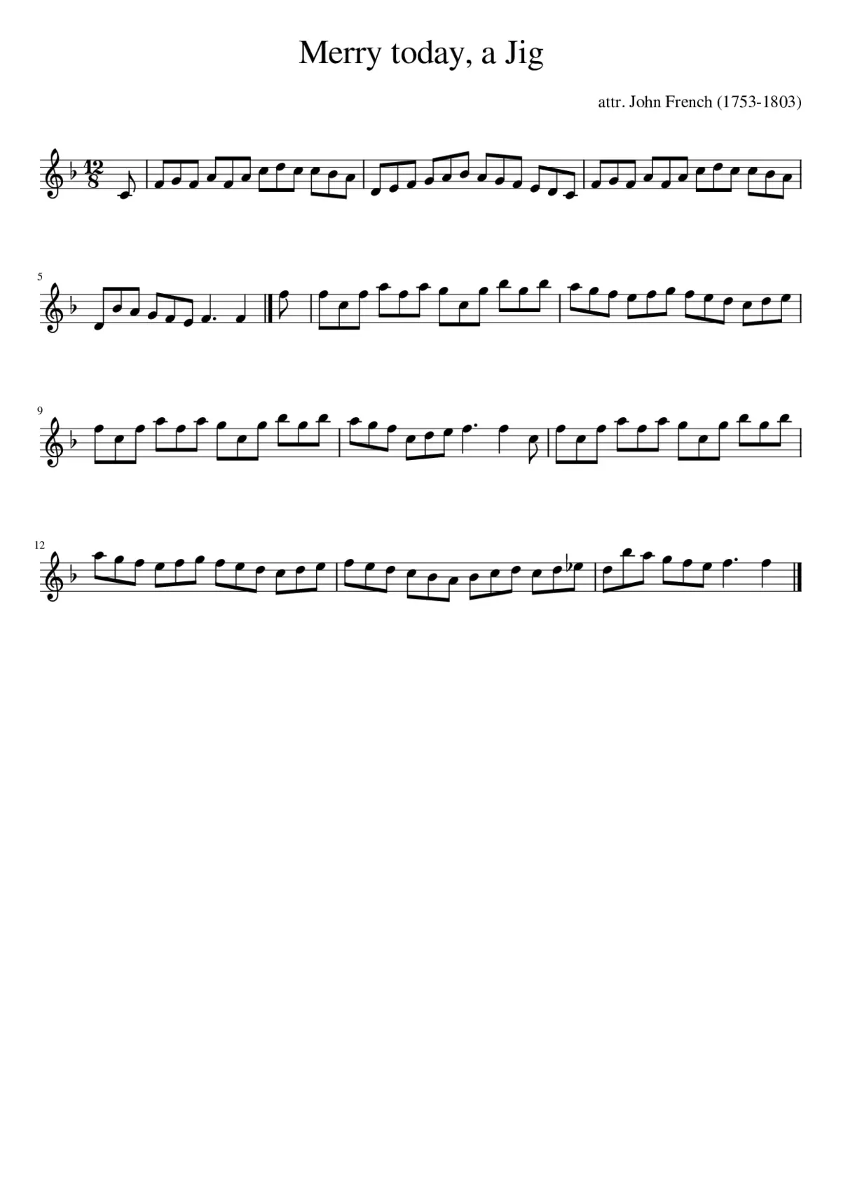 Merry today a Jig - Page 1