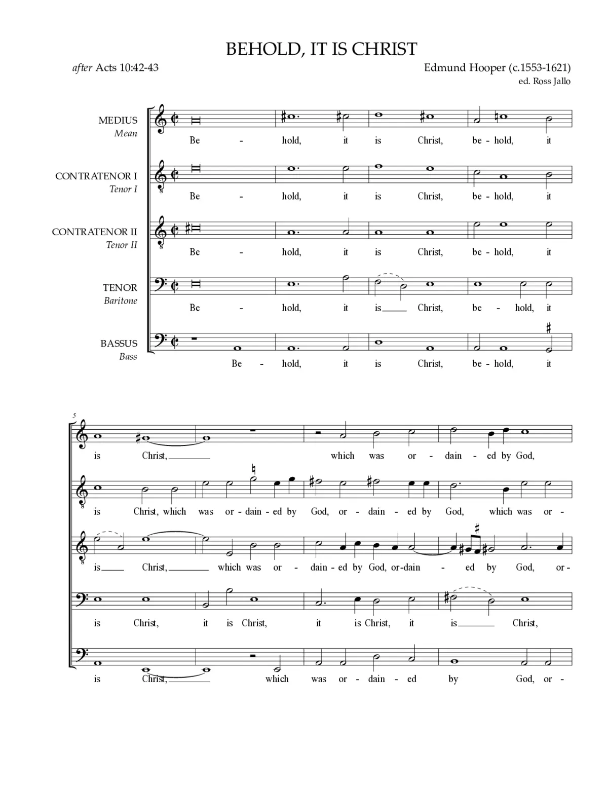 Behold, it is Christ - Page 1