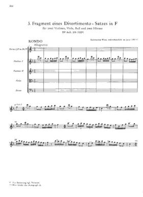 Divertimento in F major