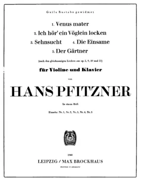 3 Lieder