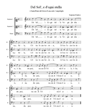 Del Sol', e d'ogni stella