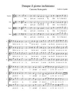 Dunque il giorno inchiniamo