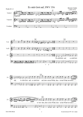 Es steh Gott auf, SWV 356
