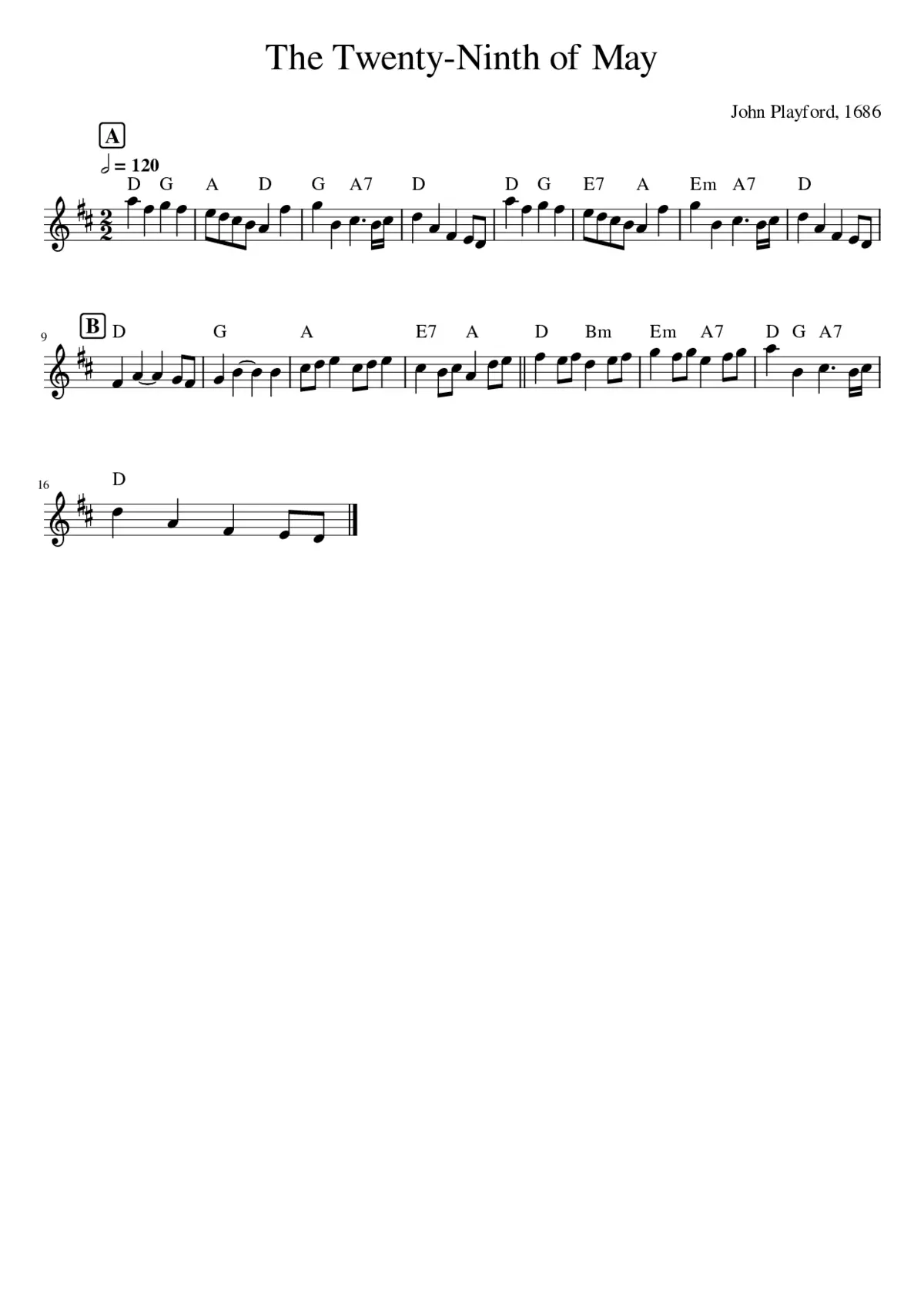 The Twenty-Ninth of May - Page 1