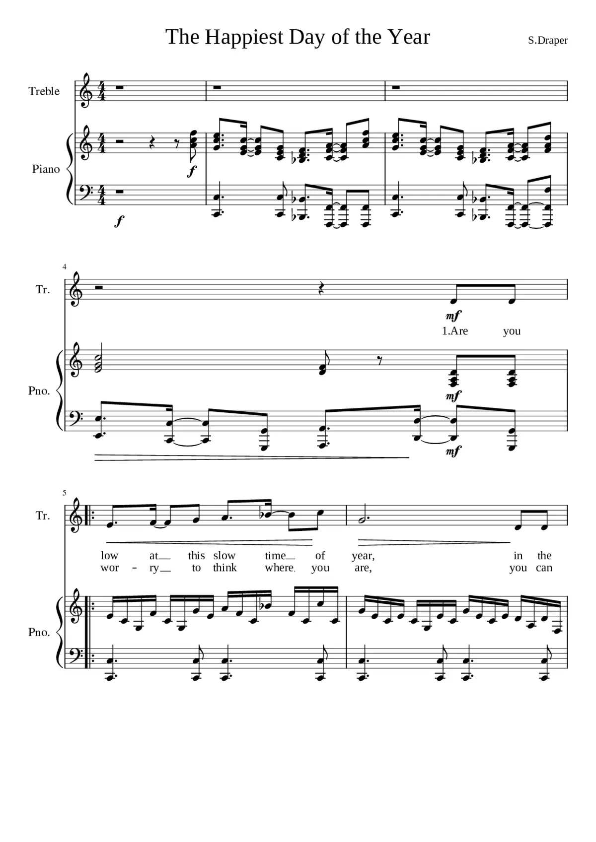 The Happiest day of the Year. - Page 1