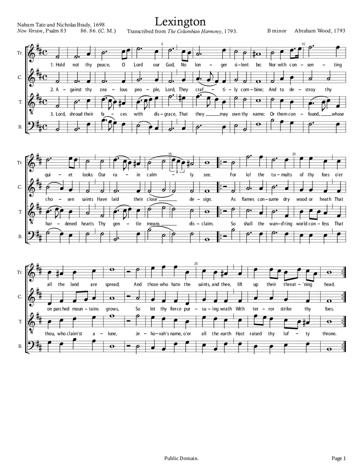 Lexington - Page 1