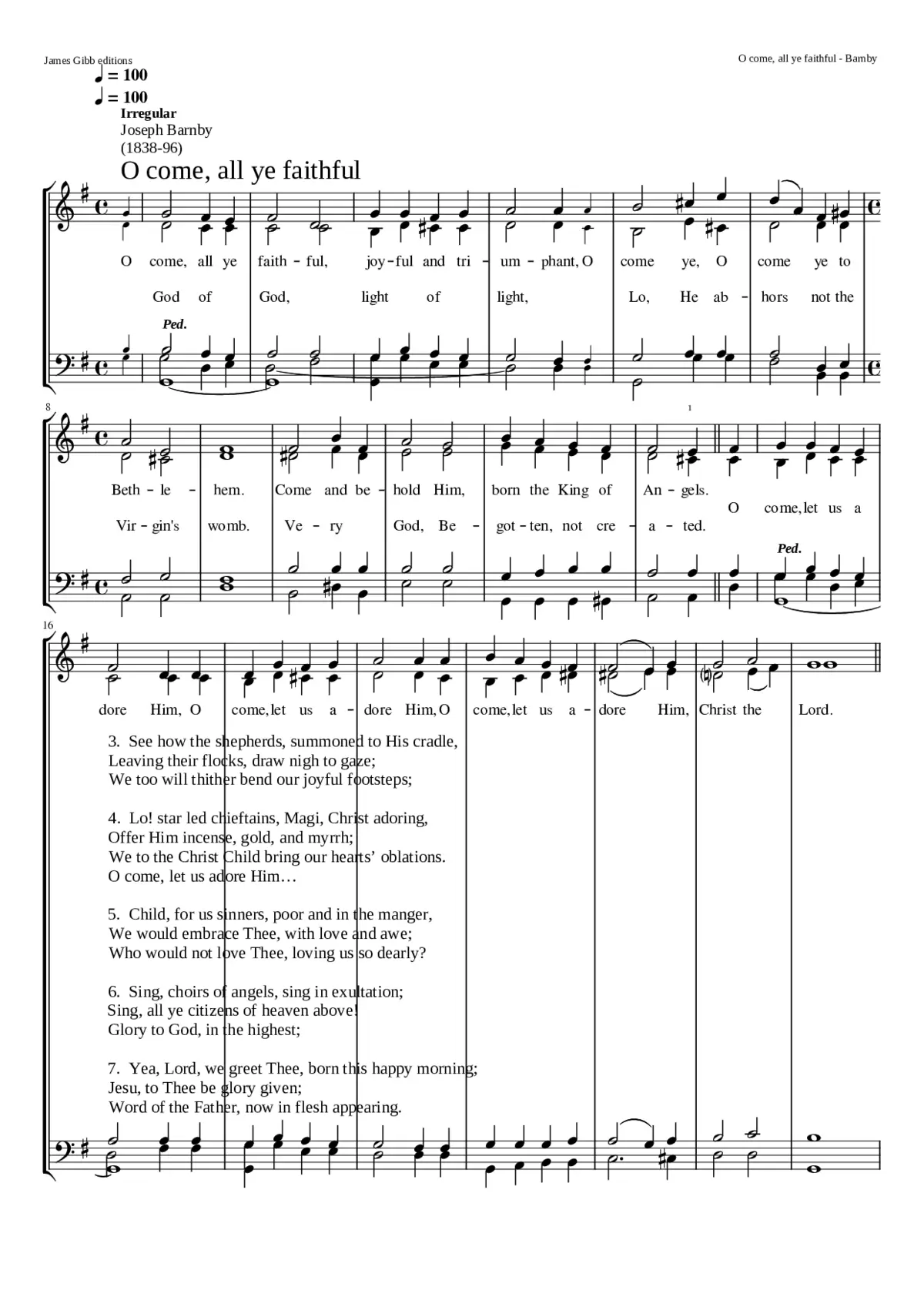 O come all ye faithful - Page 1