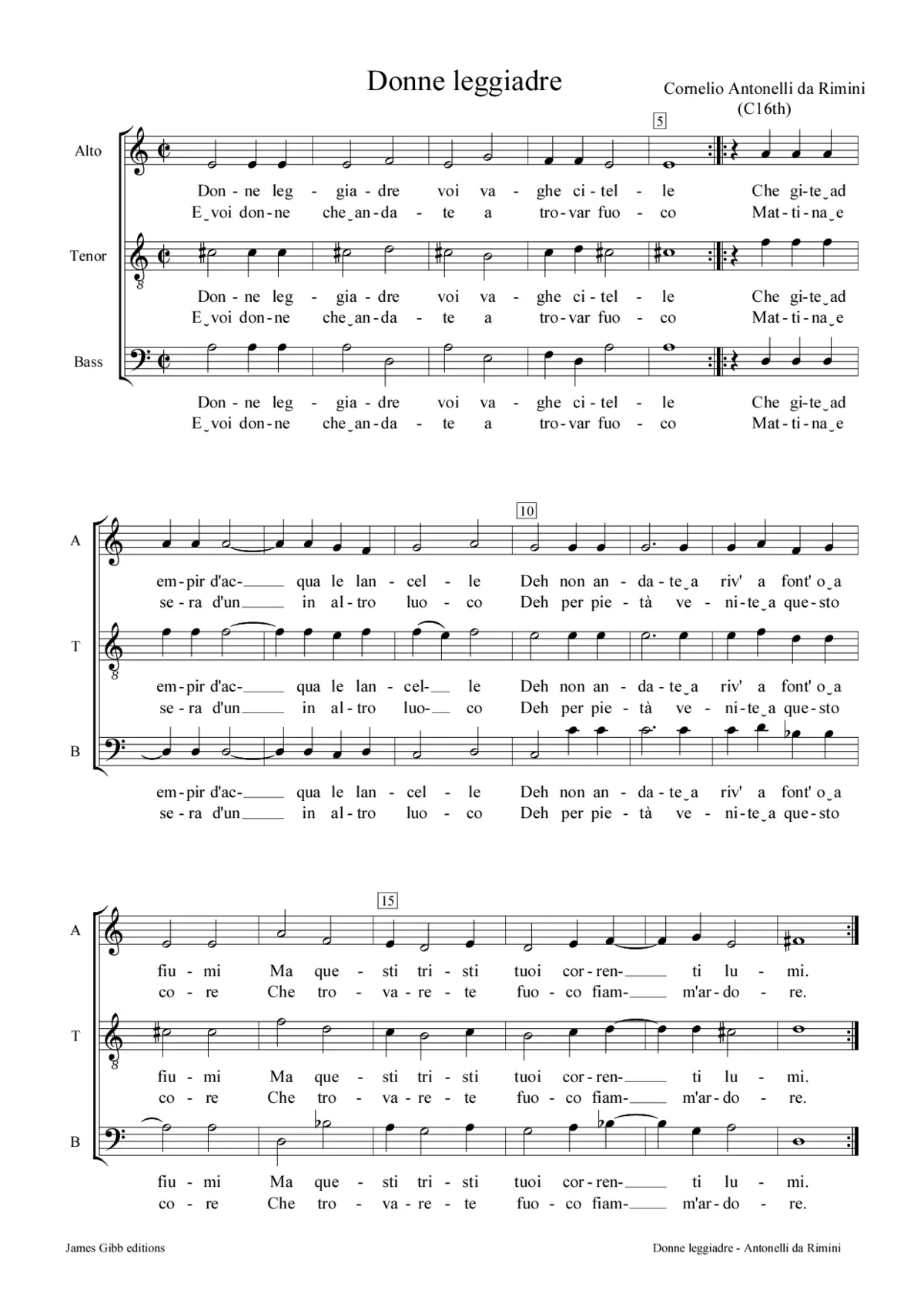 Donne leggiadre - Page 1