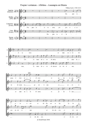 Propter veritatem - Alleluia - Assumpta est Maria