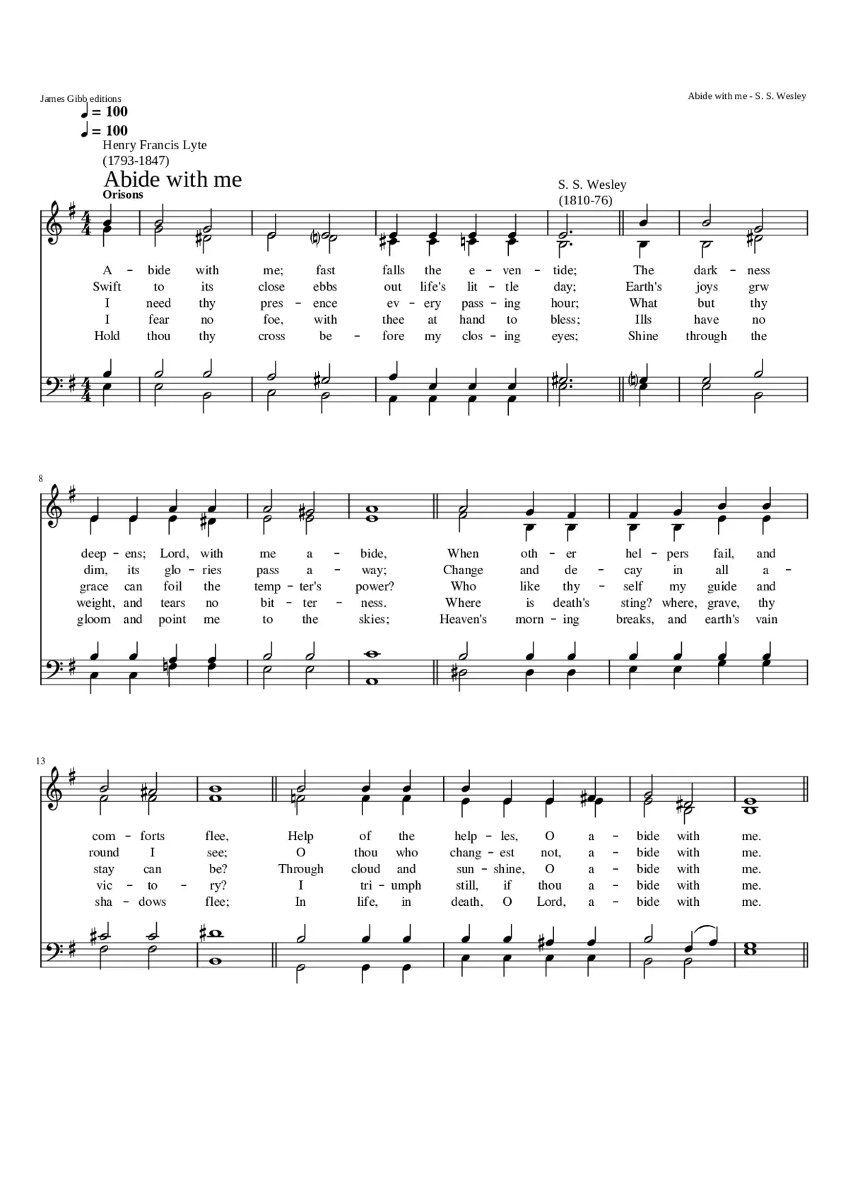 Abide with me - Page 1