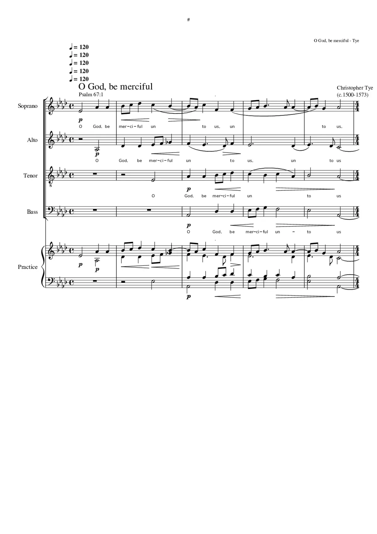 O God be merciful - Page 1