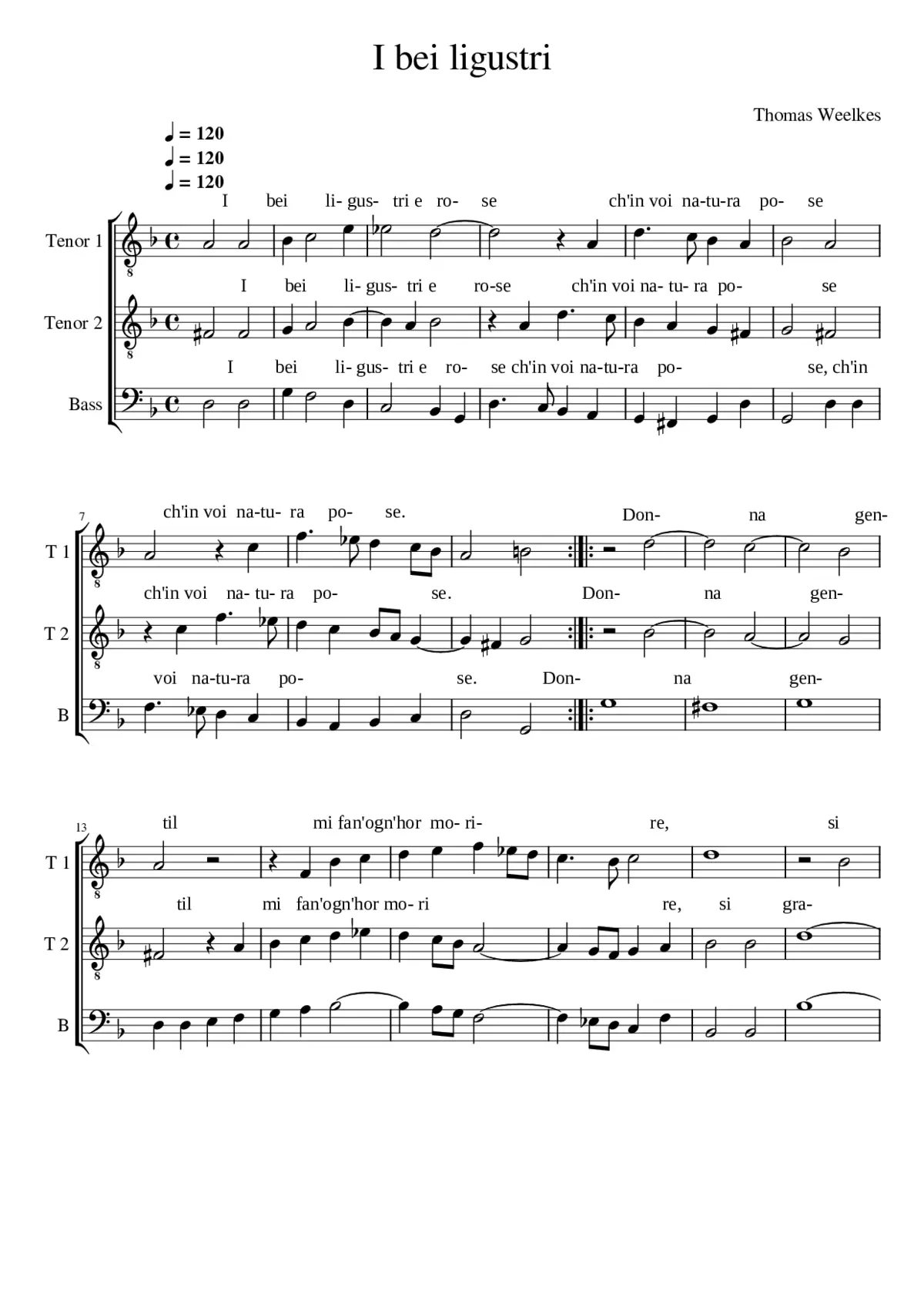 I bei ligustri - Page 1