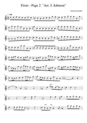 Firsts - Page 2 Arr. J. Johnson