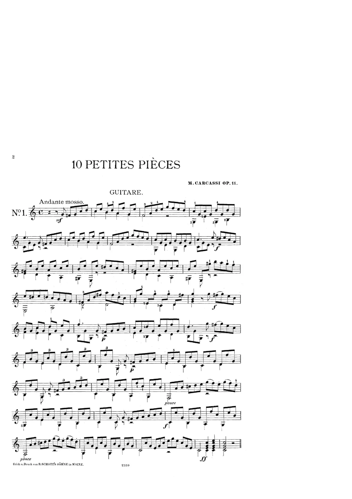 10 Petites Pieces - Page 1