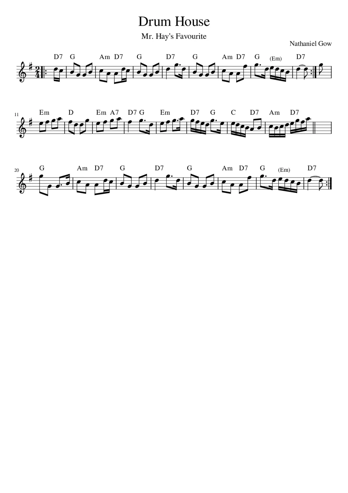 Drum House - Page 1