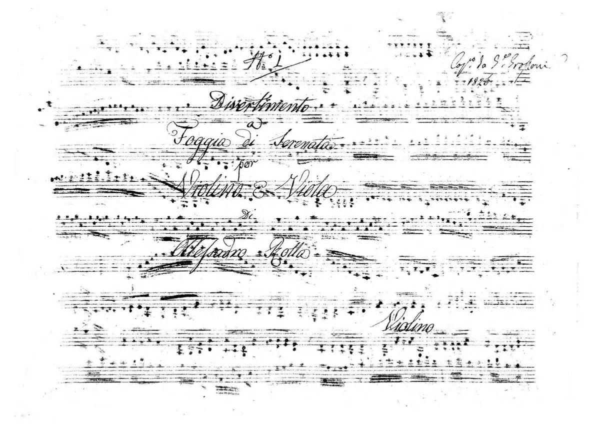 3 Divertimenti for Violin and Viola - Page 1