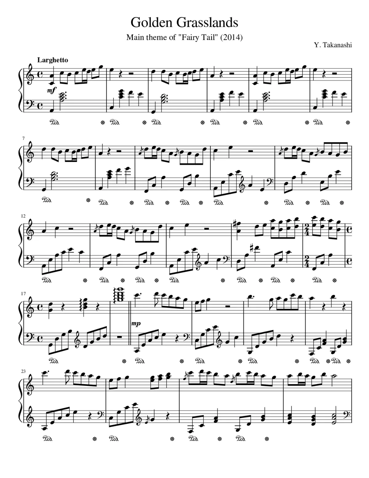 fairy tail - golden grasslands - Page 1