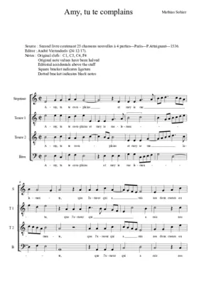 Amy tu te complains