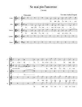 Se mai piu l'amoroso