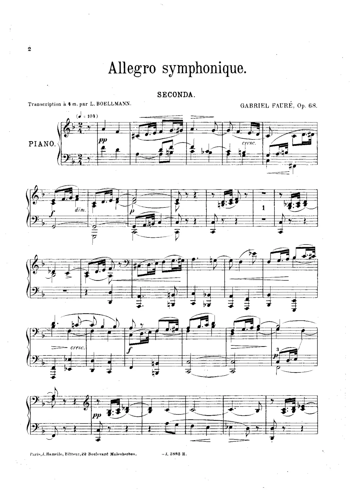 Allegro symphonique - Page 1