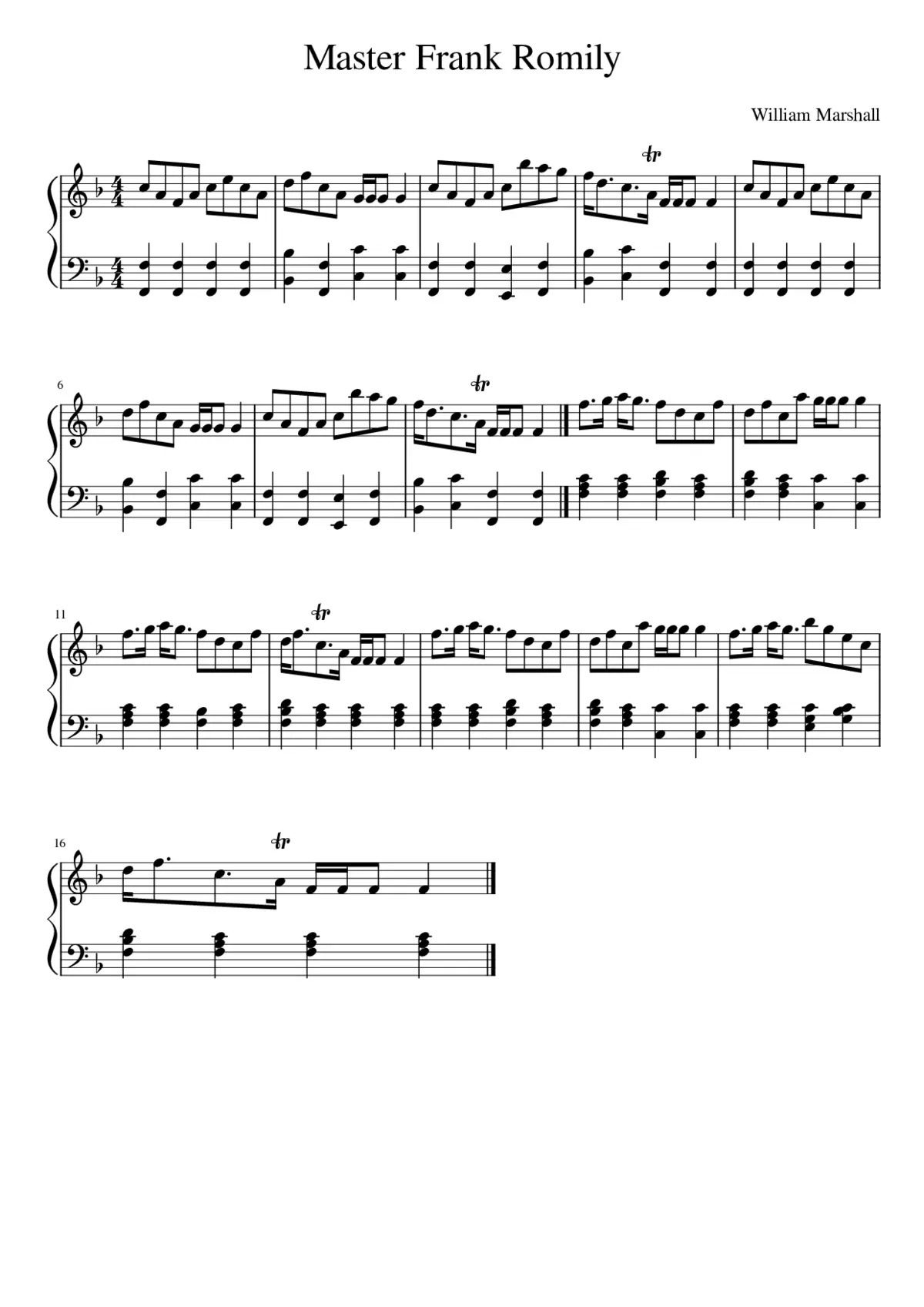 Master Frank Romily - Page 1